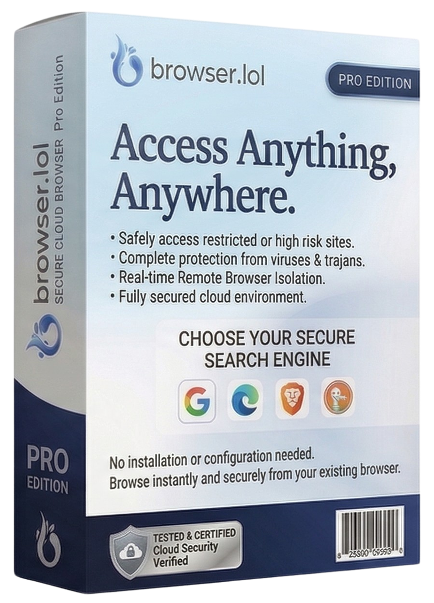 Browser.lol retro software box